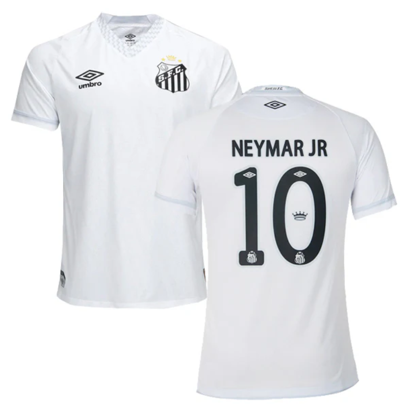 Neymar Jr Men's Santos FC 25/26 Home Jersey White