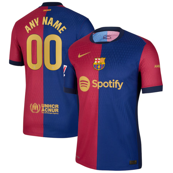 Barcelona Nike 2024/25 Home Authentic Custom Jersey - Royal