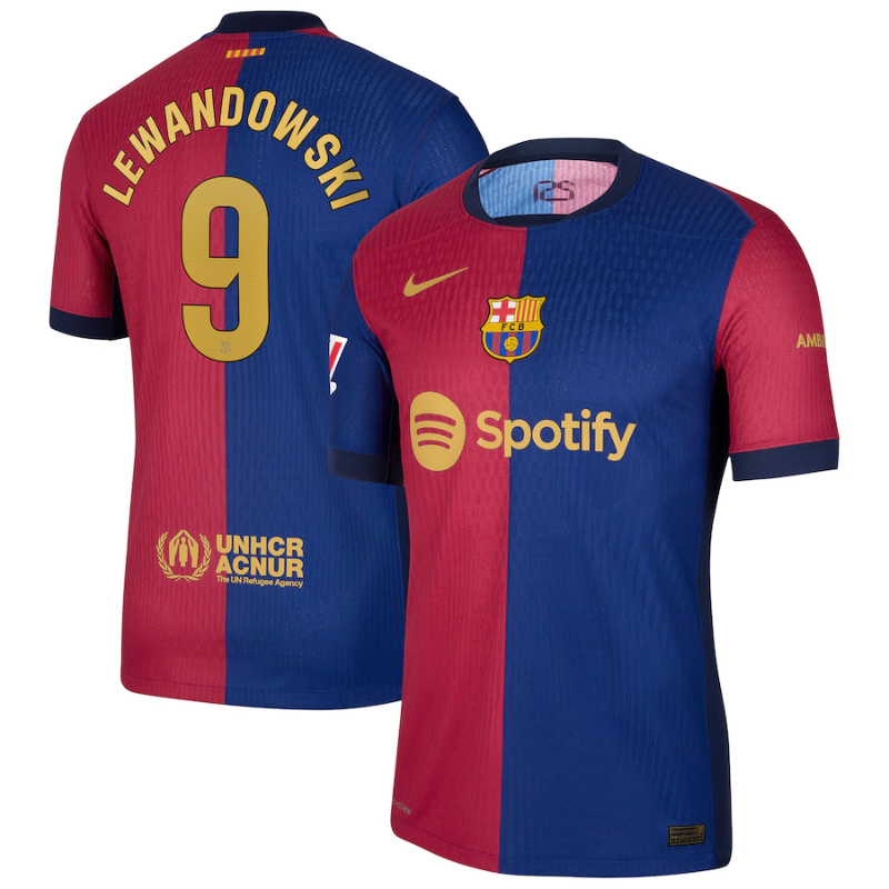 Robert Lewandowski Barcelona Nike 2024/25 Home Authentic Player Jersey - Royal