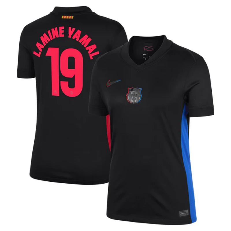 Lamine Yamal 19 Barcelona Nike 2024/25 Away Player Jersey - Black Nike