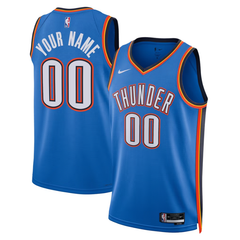 Oklahoma City Blue & Orange Basketball Jersey