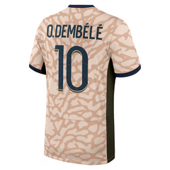 Ousmane Dembélé Paris Saint-Germain Jordan Brand 2023/24 Fourth Stadium Player Jersey – Tan Jordan Brand