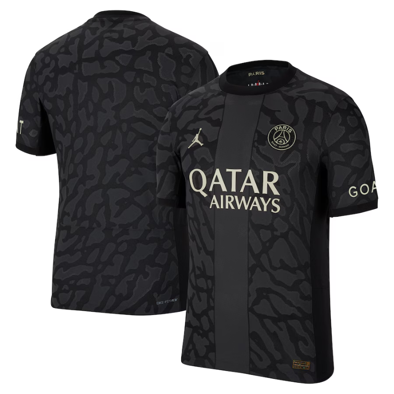 Paris Saint-Germain Jordan Brand 2023/24 Third Match Jersey - Anthracite Jordan Brand