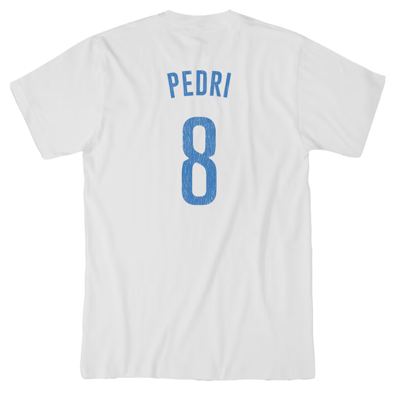 Pedri Barcelona 1863FC Player T-Shirt - White