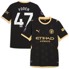 Phil Foden Manchester City 2026/27 Away On-Field Jersey - Black