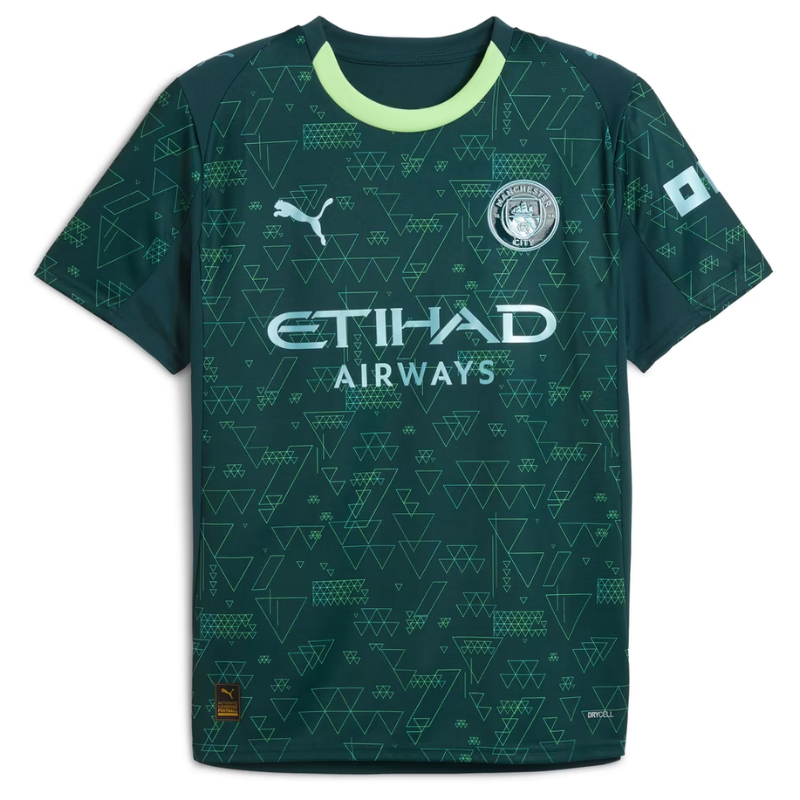 Phil Foden Manchester City FC 2025/26 Fourth Jersey - Green