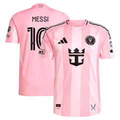 Pink & Black Performance Football Jersey – Premium Soccer Shirt (Messi)