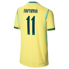Raphinha Brazil National Team Nike 2026 Home Match Jersey - Yellow