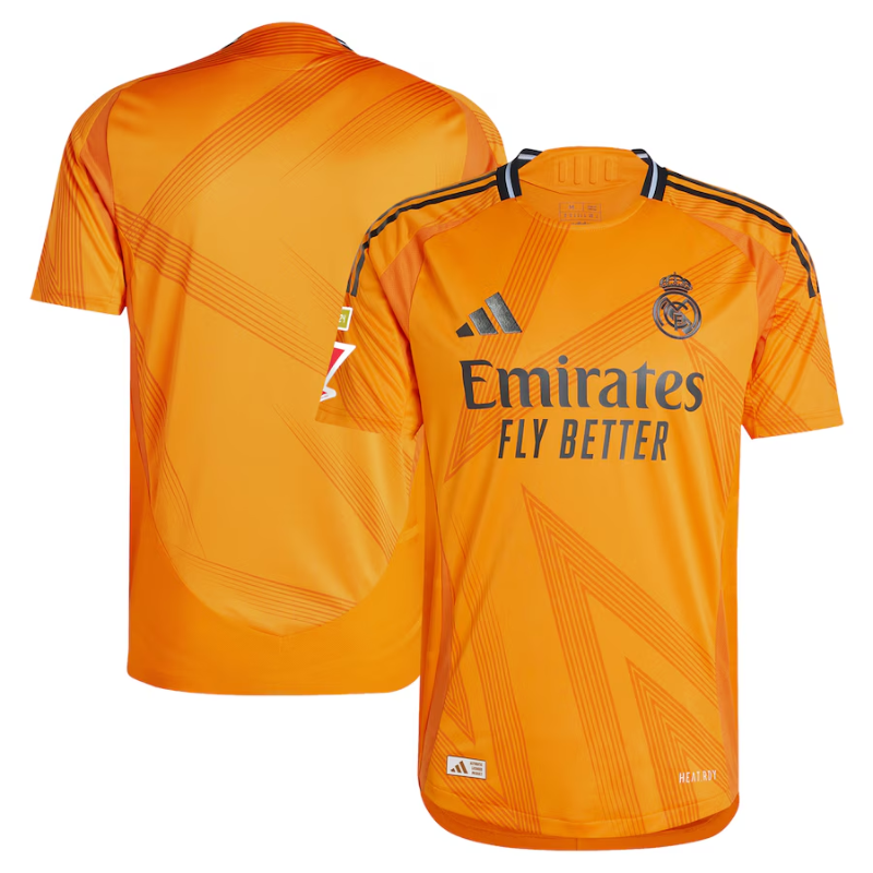Real Madrid adidas 2024/25 Away Jersey - Orange Adidas