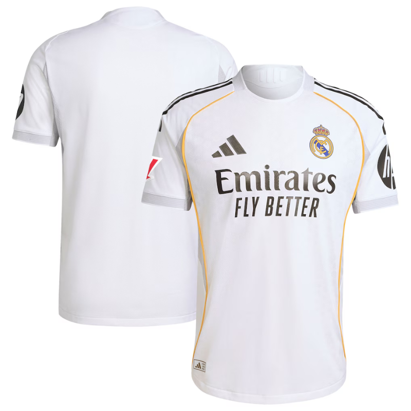Real Madrid adidas 2025/26 Home Authentic Jersey - White Adidas