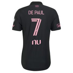 Rodrigo De Paul Inter Miami CF Black 2026 Presagio On-Field Patch Jersey