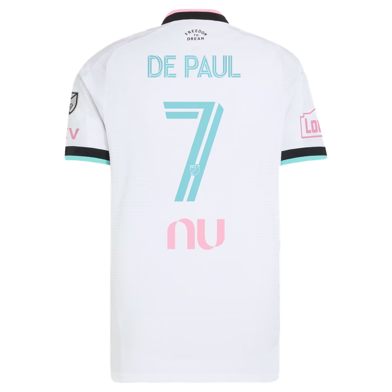 Rodrigo De Paul Inter Miami CF White 2026 Third On-Field Jersey