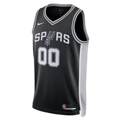 San Antonio Spurs Black & Silver Icon Edition Basketball Jersey