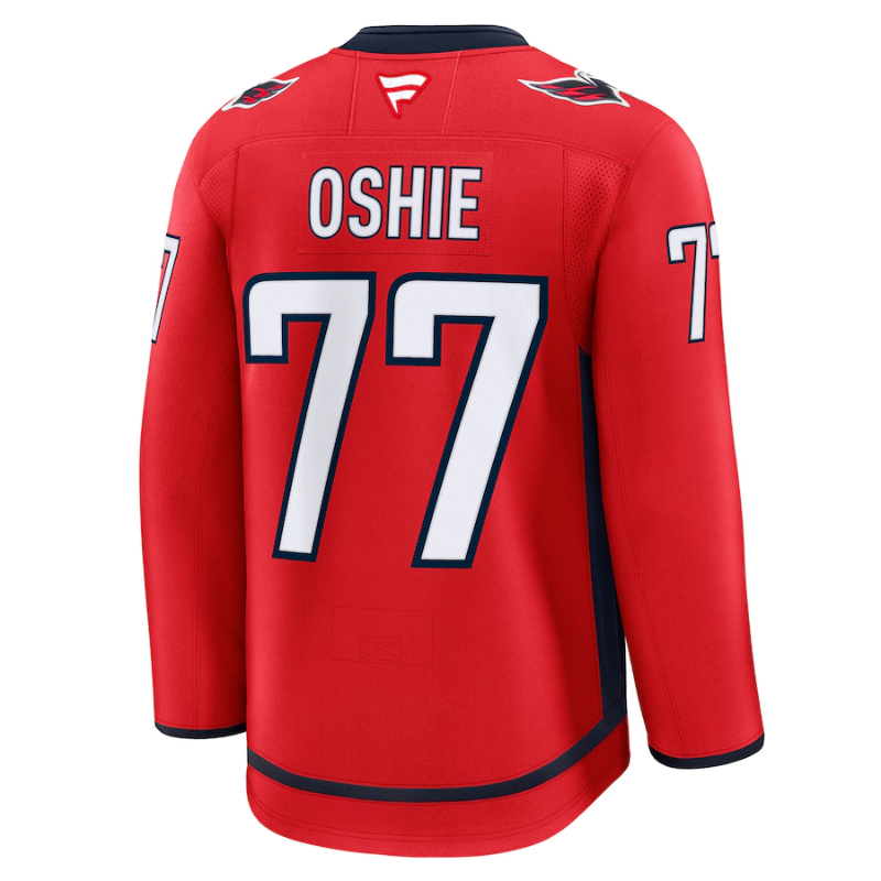 TJ Oshie Washington Capitals Fanatics Home Premium Jersey - Red Fanatics