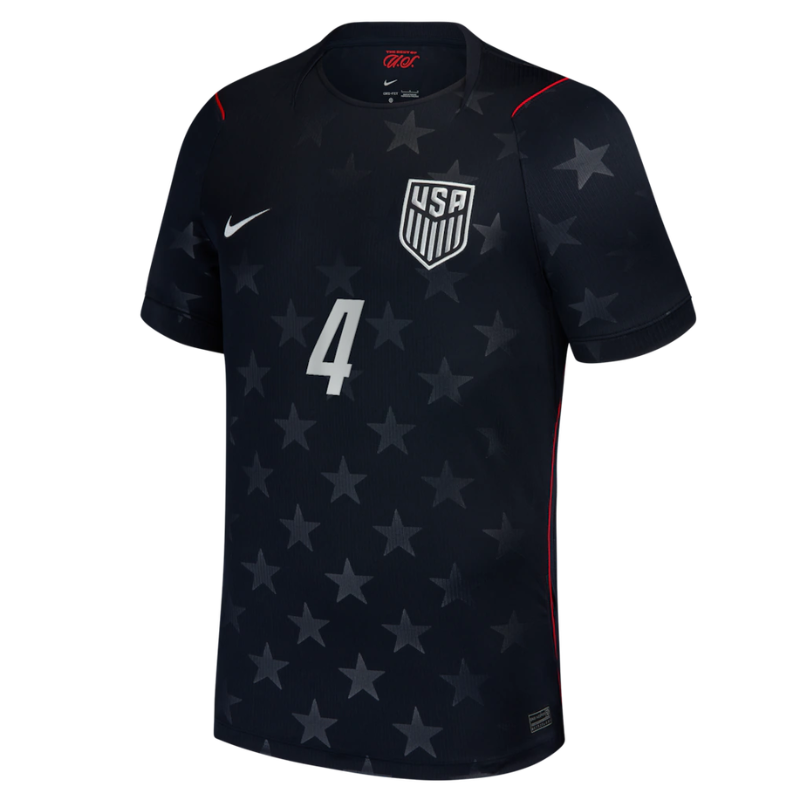 Tyler Adams USMNT Nike 2026 Away Stadium Jersey - Blue