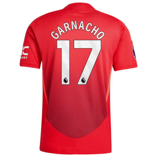 Alejandro Garnacho Manchester United 2024/25 Home Authentic Player Jersey - Red