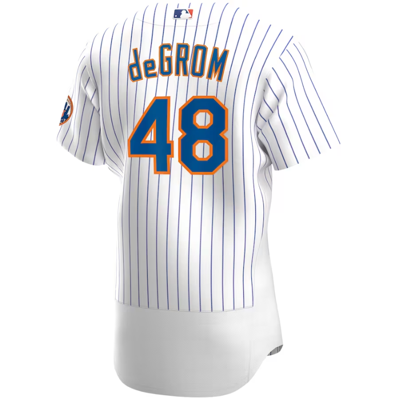 Jacob deGrom New York Mets Nike Home Authentic Player Jersey - White Nike