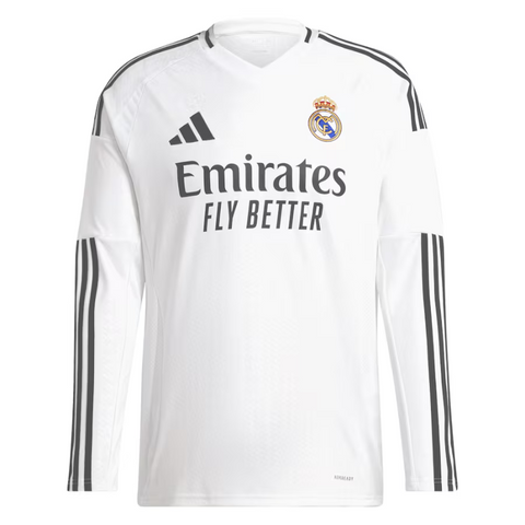 Vini Jr. Real Madrid adidas 2024/25 Home Long Sleeve Player Jersey - White Adidas