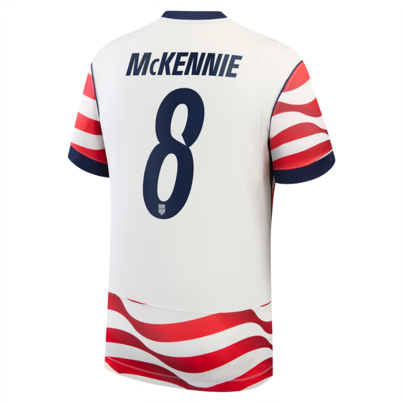 Weston McKennie USMNT Nike 2026 Home Stadium Jersey - White