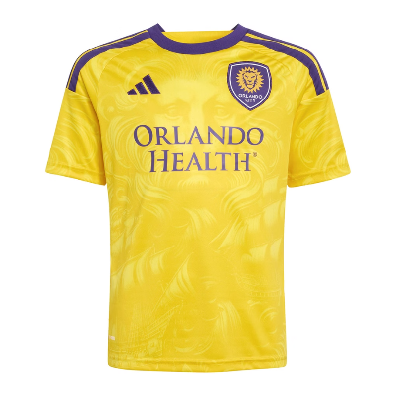 Yellow & Purple Performance Football Jersey – Premium Custom Soccer Shirt (Orlando City SC)