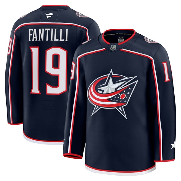Adam Fantilli Columbus Blue Jackets Home Premium Jersey