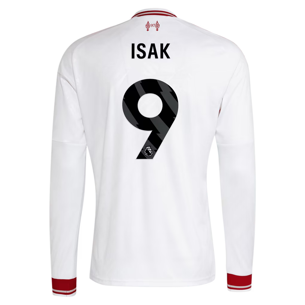 adidas Alexander Isak Liverpool 2026/27 Away Replica Long Sleeve Jersey