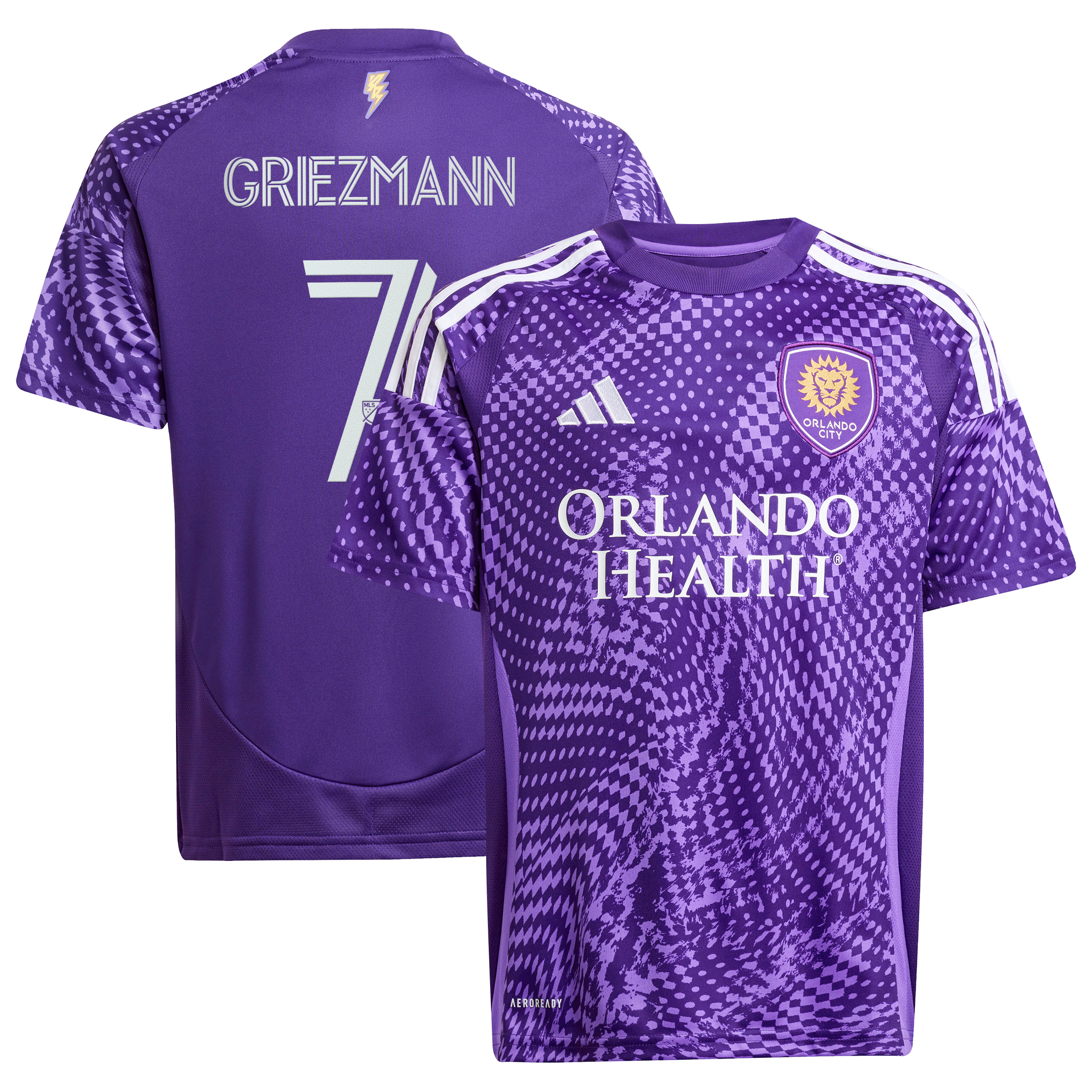 adidas Antoine Griezmann Orlando City SC Youth 2025 Replica Jersey