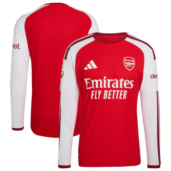 adidas Arsenal 2026/27 Home Authentic Long Sleeve Jersey