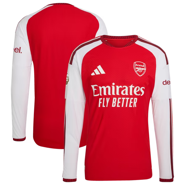 adidas Arsenal 2026/27 Home Authentic Long Sleeve Jersey