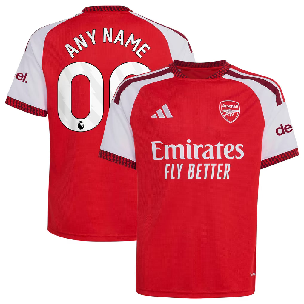 adidas Arsenal Youth 2026/27 Home Replica Custom Jersey