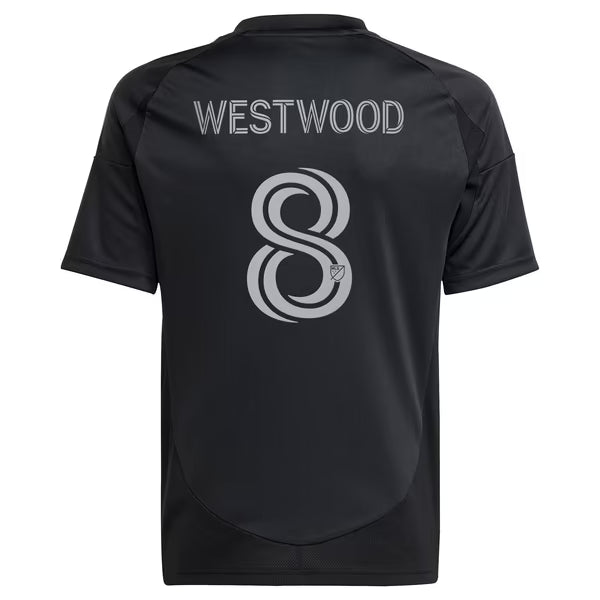 adidas Ashley Westwood Charlotte FC Youth 2025 Fortress Kit Replica Jersey
