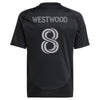 adidas Ashley Westwood Charlotte FC Youth 2025 Fortress Kit Replica Jersey
