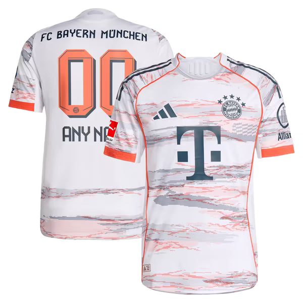 adidas Bayern Munich 2025/26 Away Authentic Custom Jersey