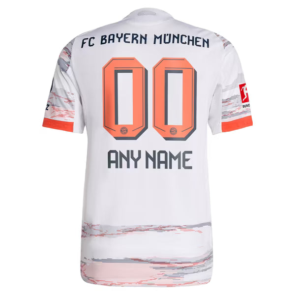 adidas Bayern Munich 2025/26 Away Authentic Custom Jersey