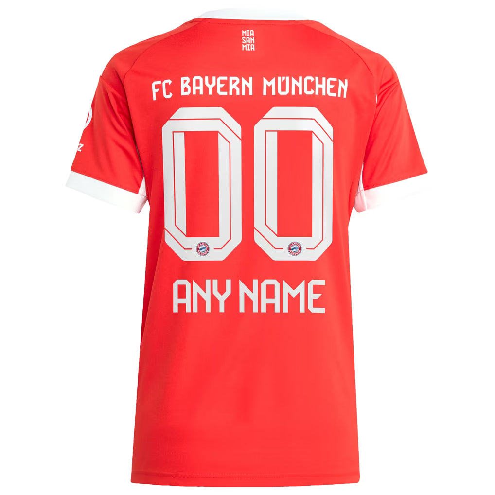 adidas Bayern Munich 2025/26 Home Replica Custom Jersey