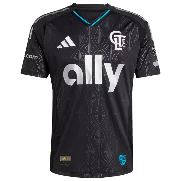 adidas Charlotte FC 2025 Fortress Kit Authentic Custom Jersey