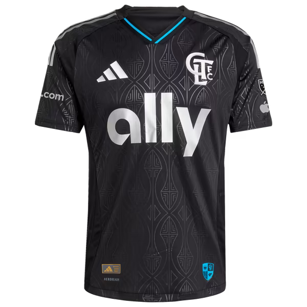 adidas Charlotte FC 2025 Fortress Kit Authentic Jersey