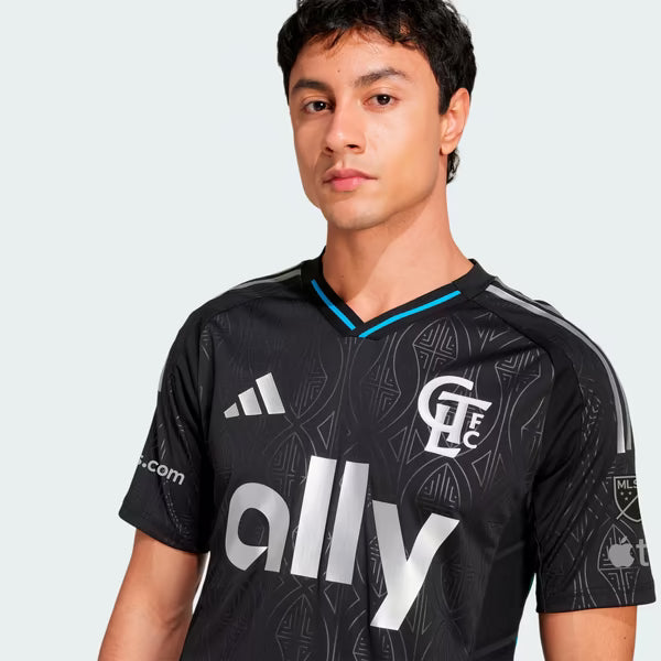 adidas Charlotte FC 2025 Fortress Kit Authentic Jersey