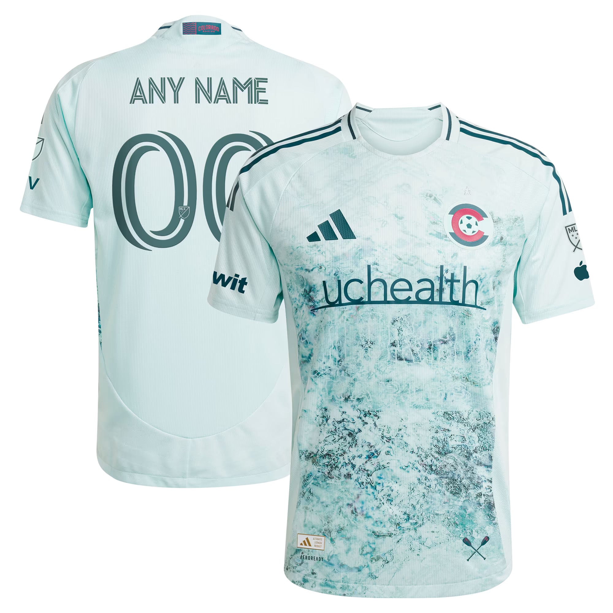 Adidas Colorado Rapids 2025/26 Headwaters Authentic Custom Jersey