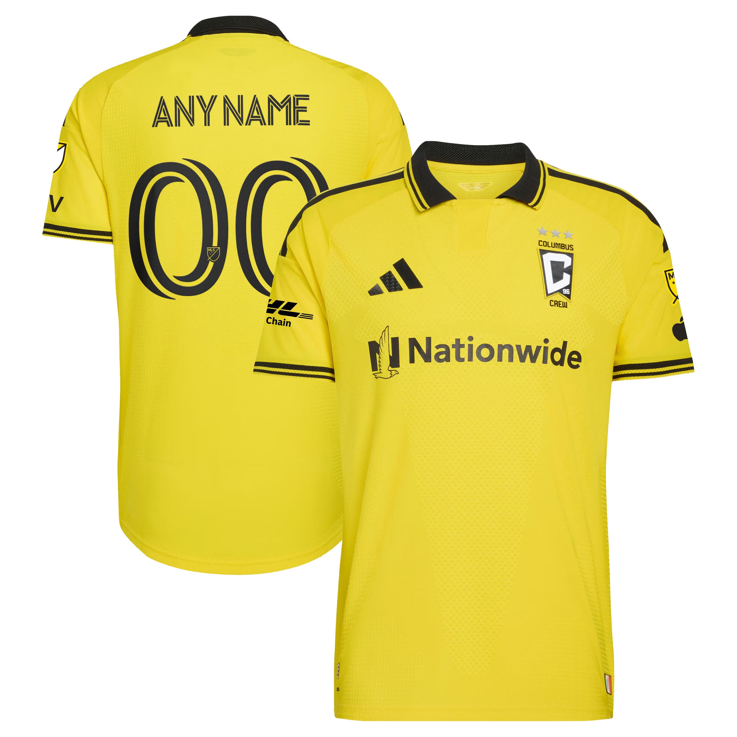 adidas Columbus Crew 2026 The Crafted for Excellence Kit On-Field Authentic Patch Custom Jersey