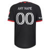 adidas D.C. United 2026 Black-and-Red Authentic Custom Jersey