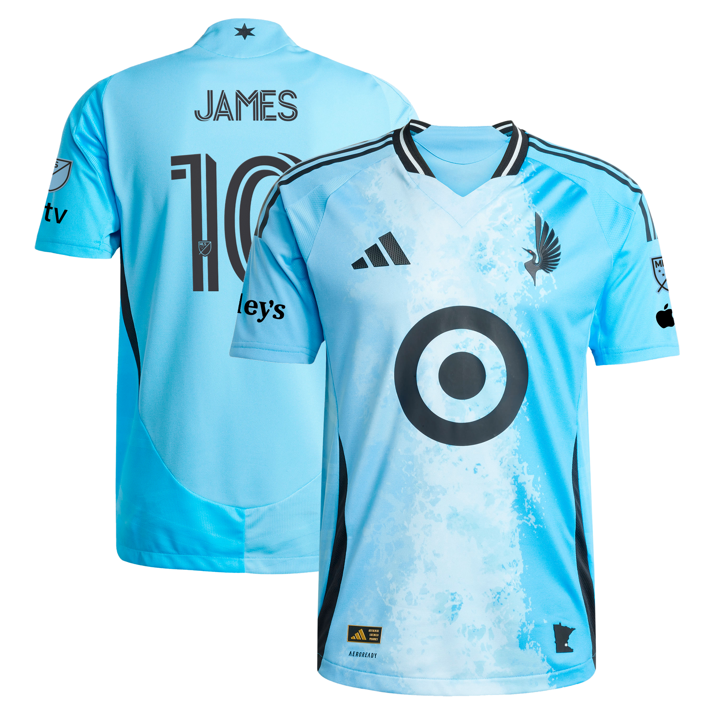 adidas James Rodriguez Minnesota United FC 2025 Authentic Jersey