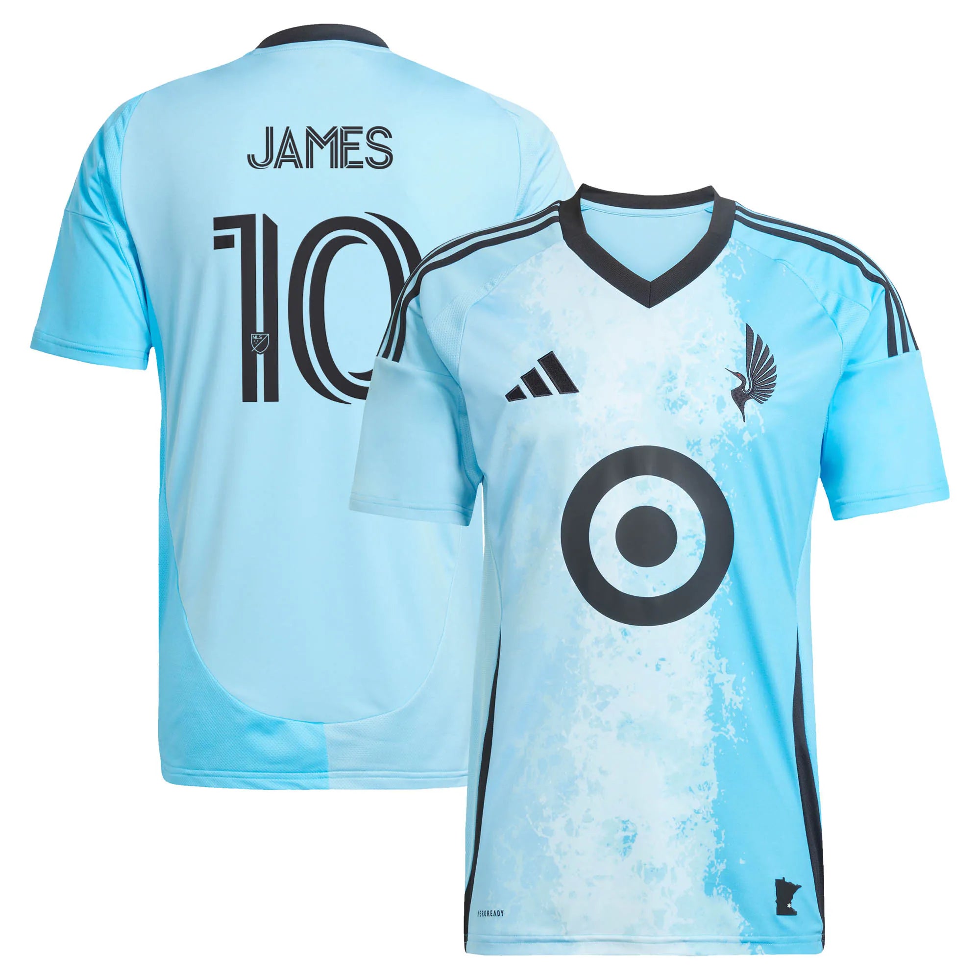 adidas James Rodriguez Minnesota United FC 2025 Secondary Replica Jersey