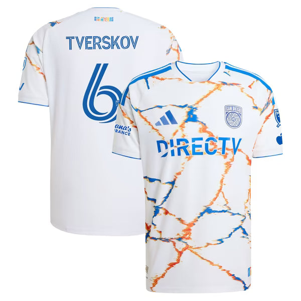 adidas Jeppe Tverskov San Diego FC 2026 Authentic Jersey