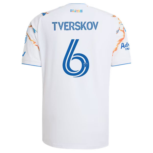 adidas Jeppe Tverskov San Diego FC 2026 Authentic Jersey