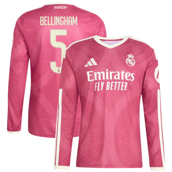 adidas Jude Bellingham Real Madrid 2026/27 Third Replica Long Sleeve Jersey