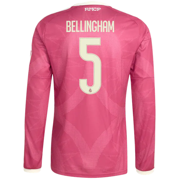 adidas Jude Bellingham Real Madrid 2026/27 Third Replica Long Sleeve Jersey
