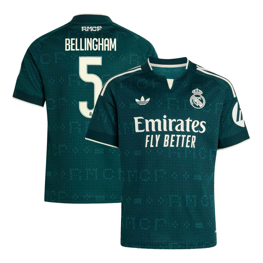 adidas Jude Bellingham Real Madrid Youth 2026/27 Away Replica Jersey