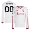 adidas Liverpool 2026/27 Away Authentic Long Sleeve Custom Jersey