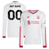 adidas Liverpool 2026/27 Away Authentic Long Sleeve Custom Jersey